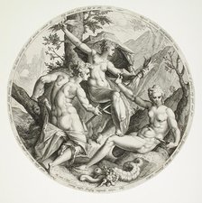 The Three Fates, 1587. Creator: Jacob Matham.