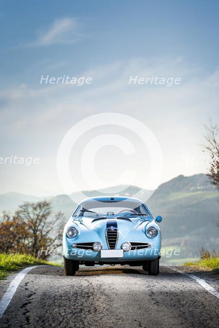 1955 Alfa Romeo 1900 SZ coupe Zagato. Creator: Unknown.