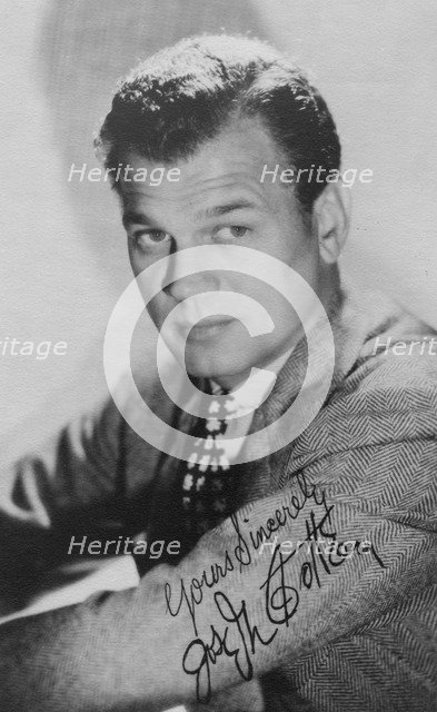 Joseph Cotton (1905-1995), American actor, c1930s. Artist: Unknown