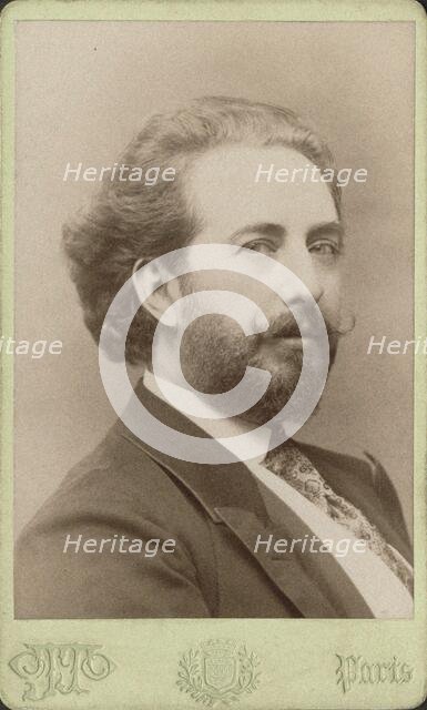 Portrait of the composer and violinist Martin Pierre Marsick (1847-1924). Creator: Anonymous.