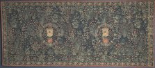 Millefleurs Tapestry with Medici Coat of Arms, 1520s. Creator: Unknown.