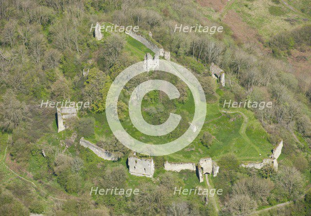 Wigmore Castle, Herefordshire, c2016. Artist: Damian Grady.