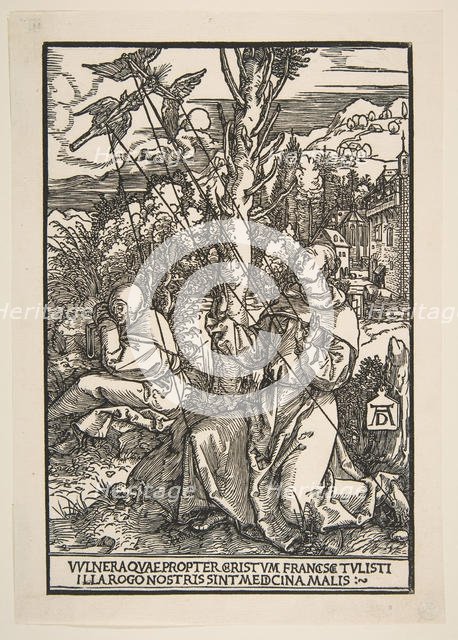 Saint Francis Receiving the Stigmata, ca. 1503. Creator: Albrecht Durer.