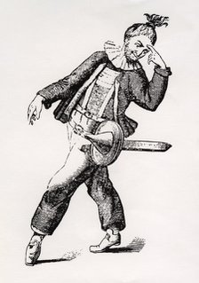 Kasper Punch, 19th century. Creator: George Cruikshank.