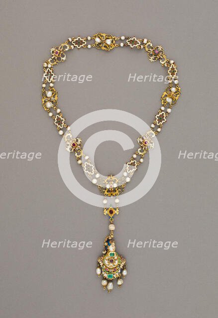 Pendant Necklace, Europe, c. 1600 and others 18th century. Creator: Unknown.