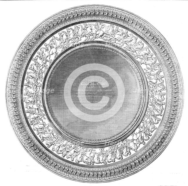 Testimonial to Colonel John Gowan, of the United States' Service, for the care bestowed..., 1861. Creator: Unknown.