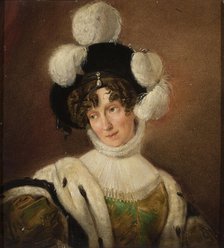 Portrait of Countess Zofia Potocka (1790-1879), née Branicka. Creator: Molteni, Giuseppe (1800-1867).