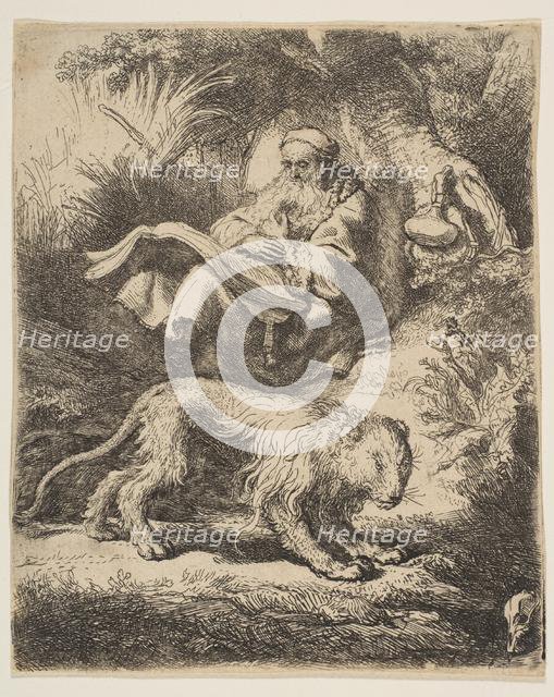 St. Jerome Reading, 1634. Creator: Rembrandt Harmensz van Rijn.