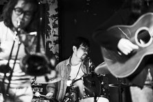 Maya Akechi and Alborg live at Hope & Anchor, Islington, London, May 2025. Creator: Annapaola Marchesani.