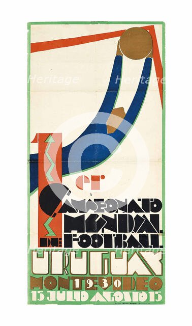 The 1930 FIFA World Cup, Uruguay, 1930. Creator: Laborde, Guillermo (1886-1940).