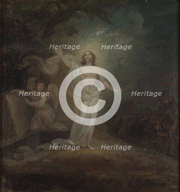 Resurrection of Christ, altarpiece sketch. Creator: Robert Wilhelm Ekman.