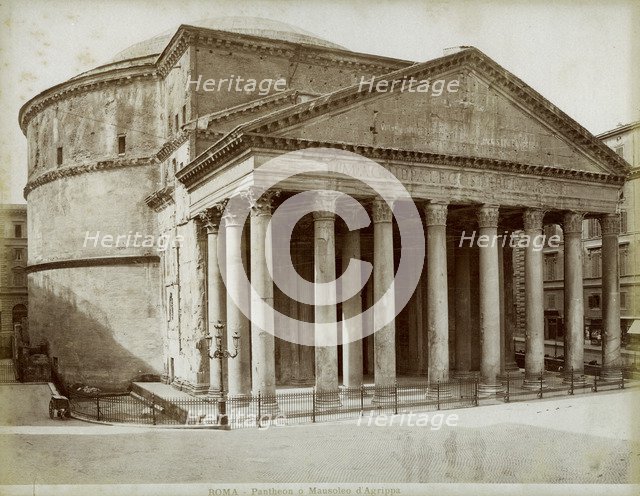 Pantheon, Rome, Italy, late 19th or early 20th century. Artist: Unknown