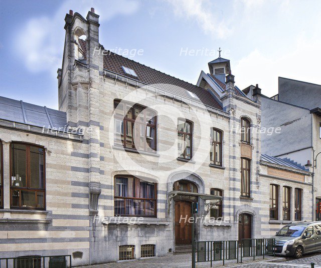 Le Jardin d'Enfants, Brussels, Belgium, (1897), c2014-2017. Artist: Alan John Ainsworth.