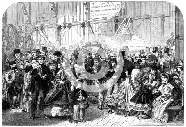 Shilling Day at the International Exhibition, 1862. Creator: Mason Jackson.