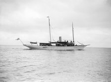 The steam yacht 'Cecilia' under way, 1912. Creator: Kirk & Sons of Cowes.
