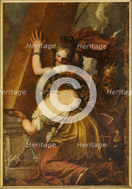 The Idolatry of King Solomon, . Creator: Liberi; Pietro (1605-1687).