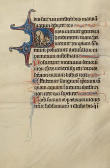 Initial D: A Lion and Unicorns; Initial D: A Lion and Unicorns Eating the Bodies..., about 1285. Creator: Bute Master.