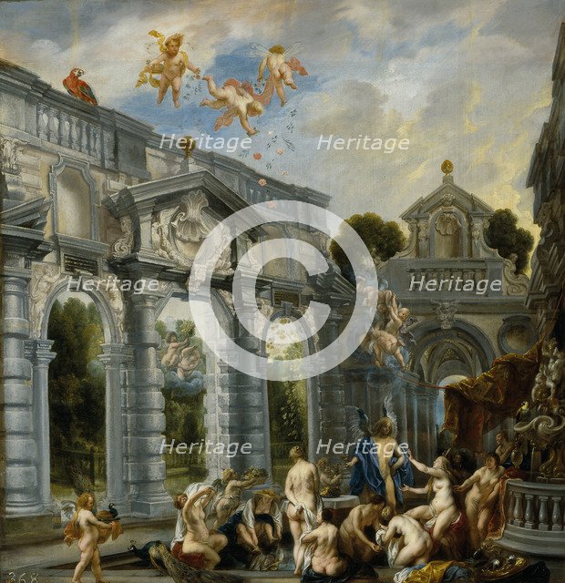 Amor and Psyche. Artist: Jordaens, Jacob (1593-1678)