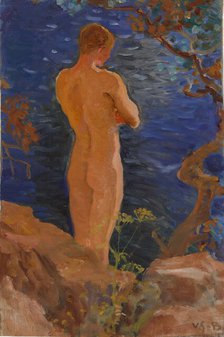 Heikki on the Shore, 1916-1929. Creator: Venny Soldan-Brofeldt.