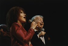 Mel Torme, Cleo Laine, Barbican, London, 1991. Creator: Brian Foskett.