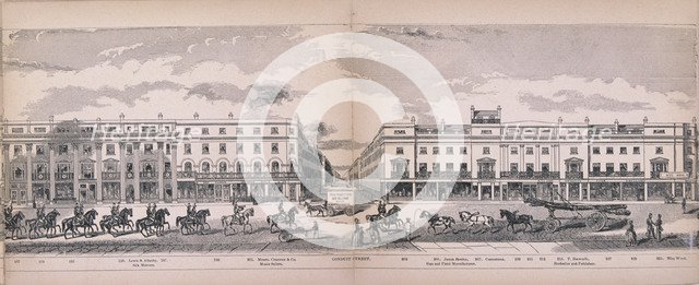 Panorama of London, 1849. Artist: George C Leighton