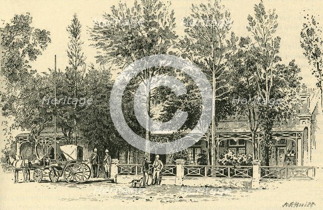 'President Kruger's Residence at Pretoria', c1900. Creator: A.E. Huitt.