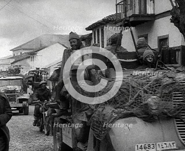 British Soldiers Retreating in Greece, 1941. Creator: British Pathe Ltd.