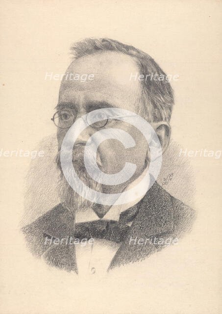 Portrait of the composer Anton Foerster (1837-1926). Creator: Santel, Sasa (1883-1945).