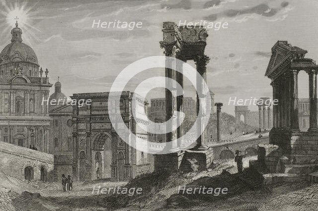 Rome, Italy, 1852.  Creator: Antonio Roca Sallent.