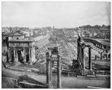 The Forum, Rome, late 19th century. Artist: John L Stoddard