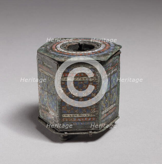 Six-Sided Pyx, Late Roman, 3rd century. Creator: Unknown.