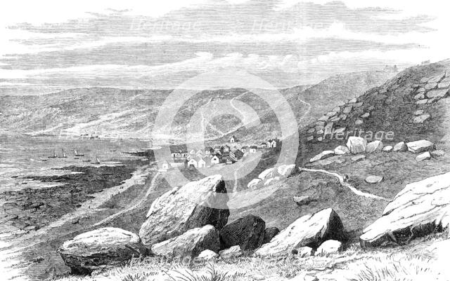 Whitsand Bay, Land's End, Cornwall, where the new Atlantic Cable was landed, 1881. Creator: Unknown.