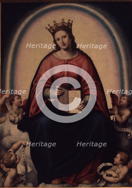 Virgin of Hope', oil by Juan de Juanes.