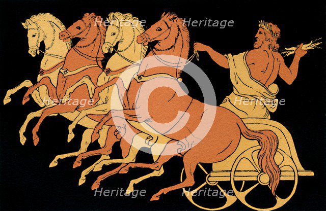 'The Chariot of Zeus', 1880. Artist: Antique.