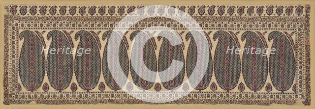 Shawl End, India, c. 1805-10. Creator: Unknown.