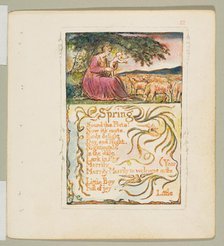 Songs of Innocence and of Experience: Spring, ca. 1825. Creator: William Blake.