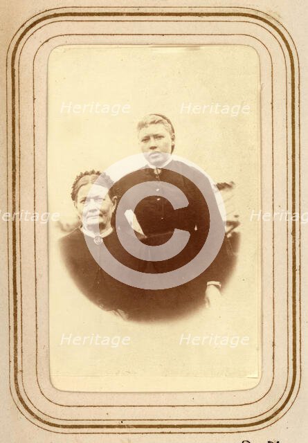 "Enkan Westerlund, with Daughter. Jockmock", 1858. Creator: Lotten von Duben.