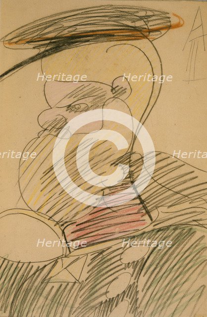 Emperor Alexander III. Artist: Vrubel, Mikhail Alexandrovich (1856-1910)