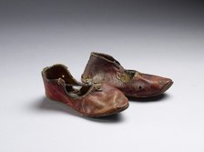 Shoes, Byzantine Period (Egypt), c395-642. Artist: Unknown.