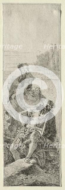 Two Peasants. Creator: Giovanni Domenico Tiepolo (Italian, 1727-1804).