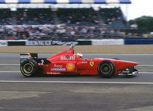 Ferrari F310, Eddie Irvine, 1996 British Grand Prix, Silverstone. Creator: Unknown.