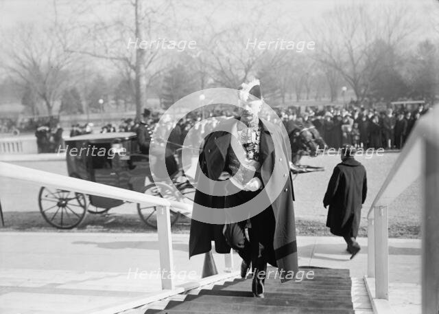 New Years Breakfasts, Pan American Union. Minister Brun of Denmark, 1913. Creator: Harris & Ewing.