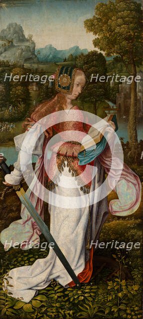 St Catherine, c1510-1520. Creator: Master of Frankfurt.