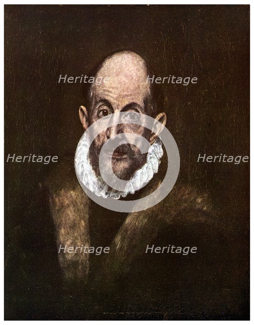 El Greco, Greek painter active in Spain, c1604 (1956). Artist: Unknown