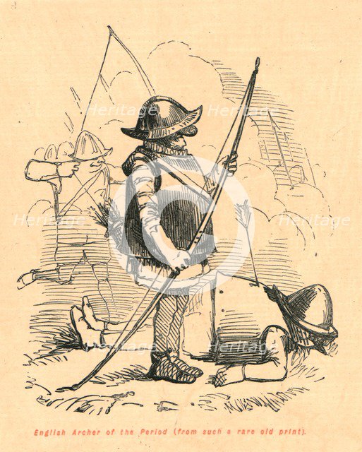 'English Archer of the Period (from such a rare old print)', 1897.  Creator: John Leech.