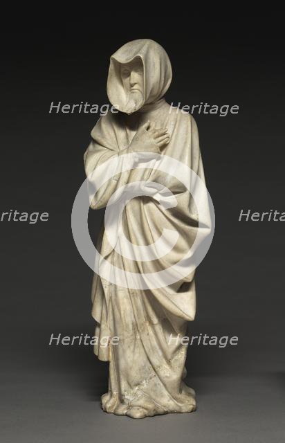 Mourner from the Tomb of Philip the Bold, Duke of Burgundy (1364-1404), 1404-10. Creator: Claus de Werve (Netherlandish, 1380-1439).