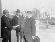 Saulsbury, Willard, Senator from Delaware, 1913-1919. Left, 1916. Creator: Harris & Ewing.