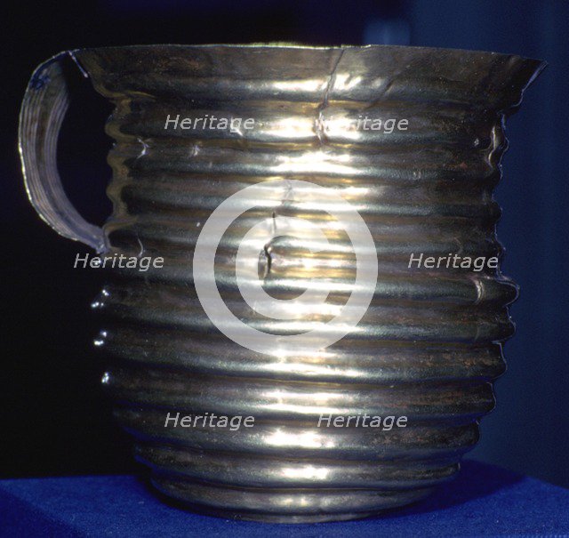 The Rillaton Gold Cup, Early Bronze Age, 1700-1500BC. Artist: Unknown