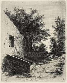 Plate six, from Radierversuche, 1843, published 1844. Creator: Adolph Menzel.