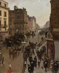 Piccadilly - Drawing Room Day, 1883. Creator: Gregory, Edward John (1850-1909).